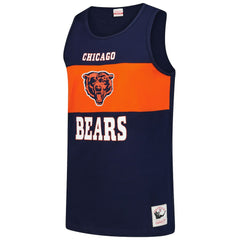Chicago Bears Retro Colorblock Tank Top - Navy - Mitchell & Ness