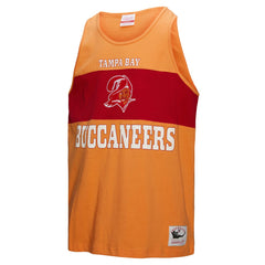 Tampa Bay Buccaneers Retro Colorblock Tank Top - Orange - Mitchell & Ness