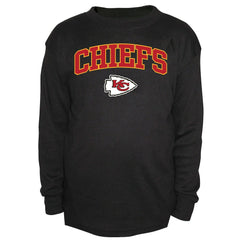 Kansas City Chiefs Big & Tall Thermal Long Sleeve Crew Neck T-Shirt - Black - Fanatics
