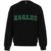 Philadelphia Eagles Cuce Women's Chenille Jeweled Sweatshirt - Black - NFL