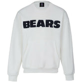 Chicago Bears Cuce Women's Chenille Jeweled Sweatshirt - White - NFL