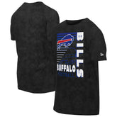 Buffalo Bills New Era Retro Logo Enzyme Washed Oversized T-Shirt - Black - NFL