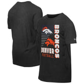 Denver Broncos New Era Enzyme Washed Oversized T-Shirt - Black - NFL
