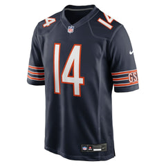 Olamide Zaccheaus Chicago Bears Team Game Jersey - Navy - Nike