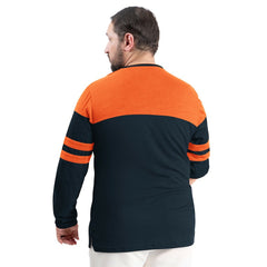 Chicago Bears G-III Sports by Carl Banks Adaptive Outlast Long Sleeve T-Shirt - Navy/Orange - NFL