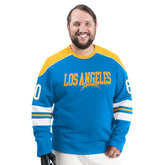 Los Angeles Chargers G-III Sports by Carl Banks Adaptive Lord Stanley Crewneck Sweatshirt - Powder Blue - NFL