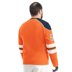 Denver Broncos G-III Sports by Carl Banks Adaptive Lord Stanley Crewneck Sweatshirt - Orange - NFL