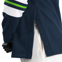 Seattle Seahawks G-III Sports by Carl Banks Adaptive Lord Stanley Crewneck Sweatshirt - College Navy - NFL