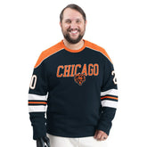 Chicago Bears G-III Sports by Carl Banks Adaptive Lord Stanley Crewneck Sweatshirt - Navy - NFL