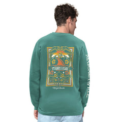 Green Bay Packers Margaritaville Five O'Clock Henley Long Sleeve T-Shirt - Green - NFL