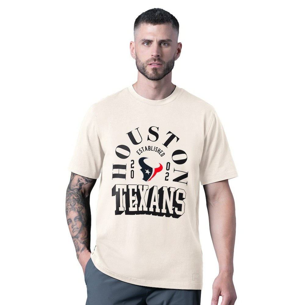 Houston Texans MSX by Michael Strahan Whiteout Vintage T-Shirt - White - NFL