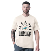 Miami Dolphins MSX by Michael Strahan Whiteout Vintage T-Shirt - White - NFL