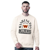 Washington Commanders MSX by Michael Strahan Whiteout Tri-Blend Sweatshirt - White - NFL