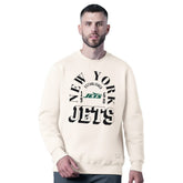 New York Jets MSX by Michael Strahan Whiteout Tri-Blend Sweatshirt - White - NFL