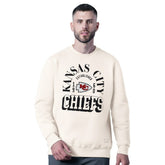Kansas City Chiefs MSX by Michael Strahan Whiteout Tri-Blend Sweatshirt - White - NFL