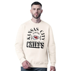 Kansas City Chiefs MSX by Michael Strahan Whiteout Tri-Blend Sweatshirt - White - NFL