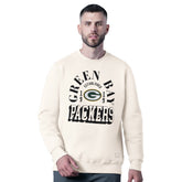 Green Bay Packers MSX by Michael Strahan Whiteout Tri-Blend Sweatshirt - White - NFL