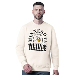 Minnesota Vikings MSX by Michael Strahan Whiteout Tri-Blend Sweatshirt - White - NFL