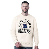 New York Giants MSX by Michael Strahan Whiteout Tri-Blend Sweatshirt - White - NFL