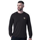 New Orleans Saints MSX by Michael Strahan Forward Long-Sleeve T-Shirt - Black - NFL