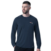New England Patriots MSX by Michael Strahan Forward Long-Sleeve T-Shirt - Navy - NFL
