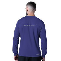 Baltimore Ravens MSX by Michael Strahan Forward Long-Sleeve T-Shirt - Purple - NFL