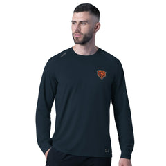 Chicago Bears MSX by Michael Strahan Forward Long-Sleeve T-Shirt - Navy - NFL