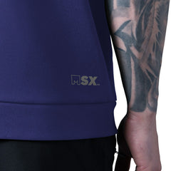 Baltimore Ravens MSX by Michael Strahan Tri-Blend Rebound Sleeveless Hoodie - Purple - NFL
