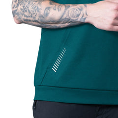 Philadelphia Eagles MSX by Michael Strahan Tri-Blend Rebound Sleeveless Hoodie - Green - NFL
