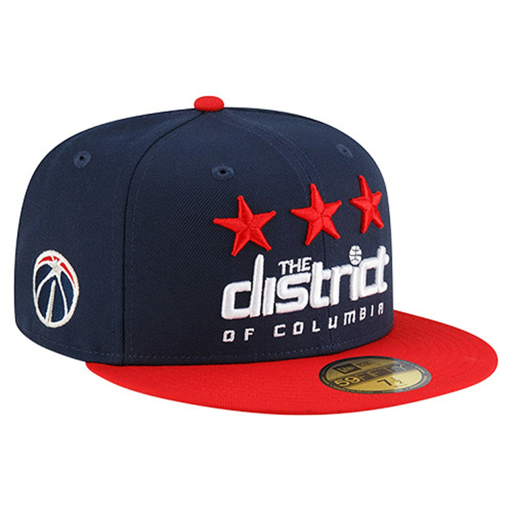 New Era Washington Wizards Statement Edition Jersey Hook 59Fifty Fitted Hat Navy