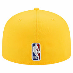 New Era Indiana Pacers Statement Edition Jersey Hook 59Fifty Fitted Hat Gold