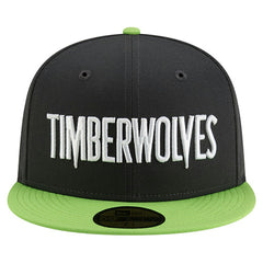 New Era Minnesota Timberwolves Statement Edition Jersey Hook 59Fifty Fitted Hat Charcoal