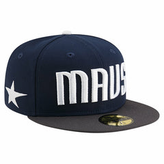 New Era Dallas Mavericks Statement Edition Jersey Hook 59Fifty Fitted Hat Navy