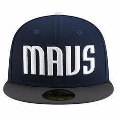 New Era Dallas Mavericks Statement Edition Jersey Hook 59Fifty Fitted Hat Navy