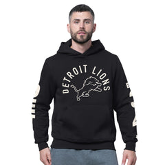 Detroit Lions Starter Handoff Fleece Hoodie Sweatshirt - Black - NFL