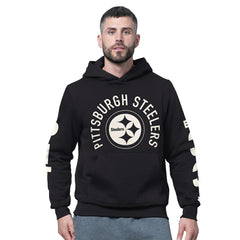 Pittsburgh Steelers Starter Handoff Fleece Hoodie Sweatshirt - Black - NFL