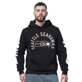 Seattle Seahawks Starter Handoff Fleece Hoodie Sweatshirt - Black - NFL