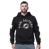 Miami Dolphins Starter Handoff Fleece Hoodie Sweatshirt - Black - NFL
