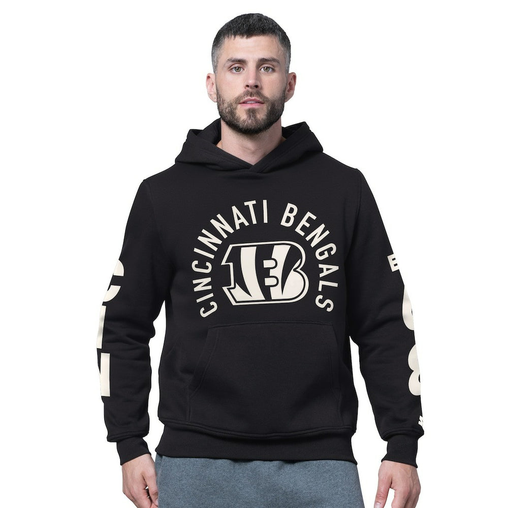 Cincinnati Bengals Starter Handoff Fleece Hoodie Sweatshirt - Black - NFL