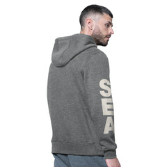 Seattle Seahawks Starter Handoff Vintage Logo Fleece Hoodie Sweatshirt - Charcoal - NFL