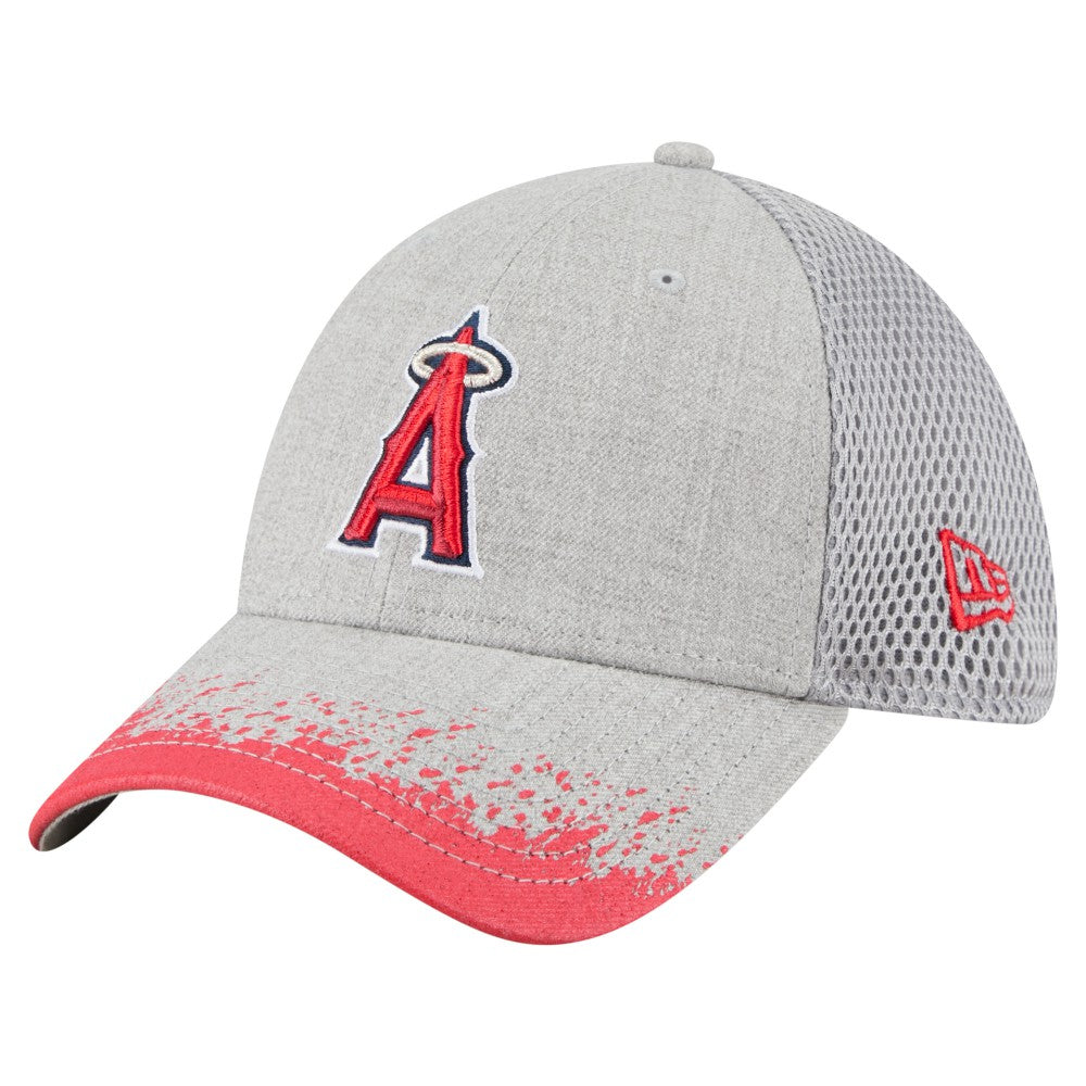 Los Angeles Angels New Era Visor Paint Splatter 39THIRTY Flex Hat Near Me