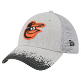 Baltimore Orioles New Era Visor Paint Splatter 39THIRTY Flex Hat Outlet
