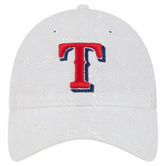 Texas Rangers New Era Women's Floral Mesh 9TWENTY Adjustable Hat Discount