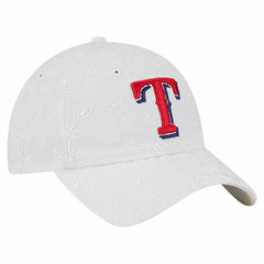 Texas Rangers New Era Women's Floral Mesh 9TWENTY Adjustable Hat Discount