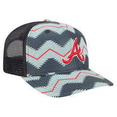 Atlanta Braves New Era Aztec Denim 9SEVENTY Adjustable Hat Online