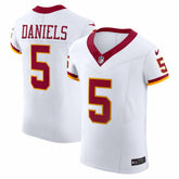 Jayden Daniels Washington Commanders Alternate 2 Super Bowl Era Vapor F.U.S.E. Elite Jersey - White - Nike
