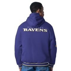 Baltimore Ravens G-III Sports by Carl Banks Power Forward Commemorative Full-Zip Hooded Jacket - Purple - NFL
