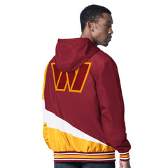 Washington Commanders G-III Sports by Carl Banks Dual Threat Reversable Full-Zip Hooded Jacket - Burgundy/Charcoal - NFL