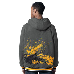 Pittsburgh Steelers G-III Sports by Carl Banks Dual Threat Reversable Full-Zip Hooded Jacket - Black/Charcoal - NFL