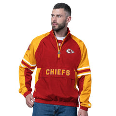 Kansas City Chiefs Starter Prospect Half-Zip Pullover - Red - NFL
